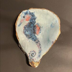Handcrafted Seahorse Trinket Dish